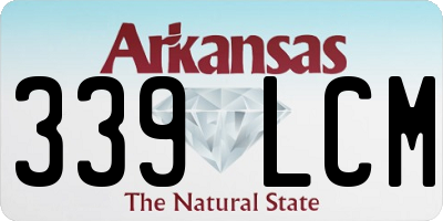 AR license plate 339LCM