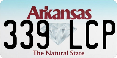 AR license plate 339LCP