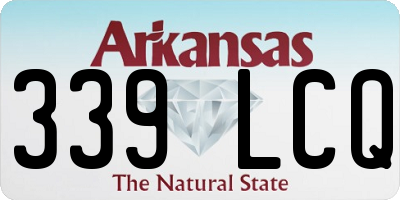 AR license plate 339LCQ