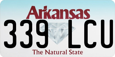AR license plate 339LCU