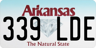 AR license plate 339LDE