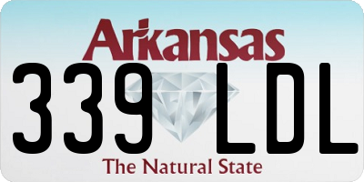 AR license plate 339LDL
