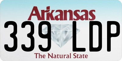 AR license plate 339LDP