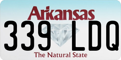 AR license plate 339LDQ