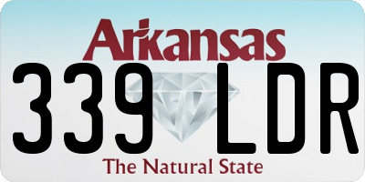 AR license plate 339LDR