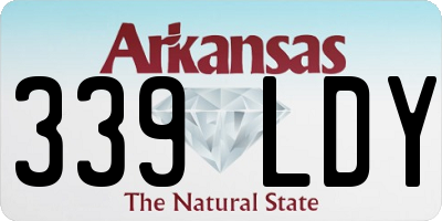 AR license plate 339LDY