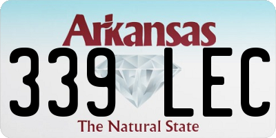 AR license plate 339LEC