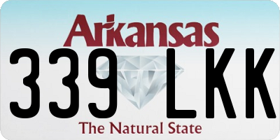 AR license plate 339LKK