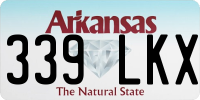 AR license plate 339LKX