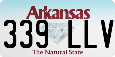 AR license plate 339LLV