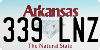 AR license plate 339LNZ