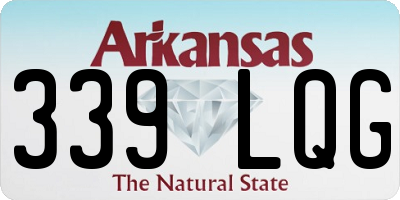AR license plate 339LQG