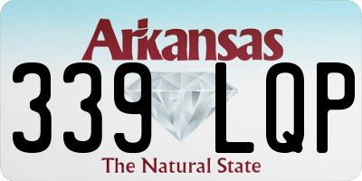 AR license plate 339LQP