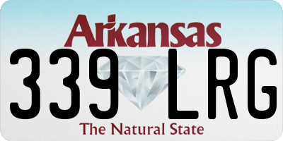 AR license plate 339LRG