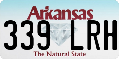 AR license plate 339LRH