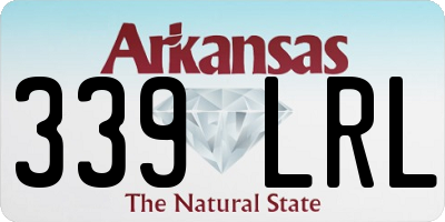 AR license plate 339LRL