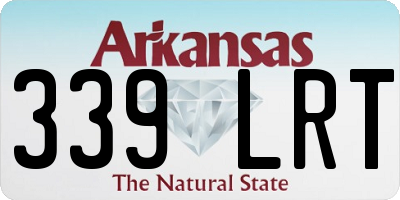 AR license plate 339LRT