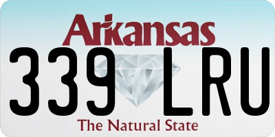 AR license plate 339LRU
