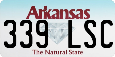 AR license plate 339LSC