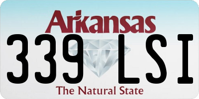 AR license plate 339LSI