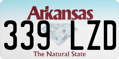 AR license plate 339LZD