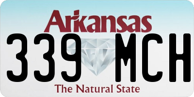 AR license plate 339MCH