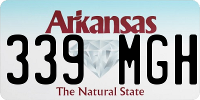 AR license plate 339MGH