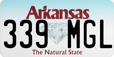AR license plate 339MGL