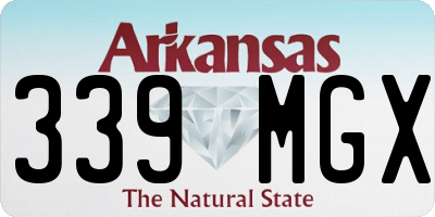AR license plate 339MGX