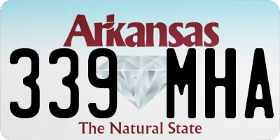 AR license plate 339MHA