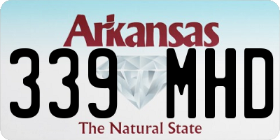 AR license plate 339MHD