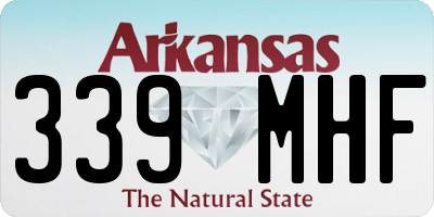 AR license plate 339MHF