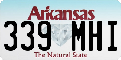 AR license plate 339MHI