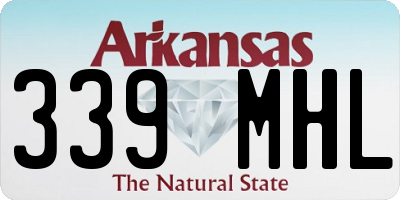 AR license plate 339MHL