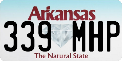 AR license plate 339MHP
