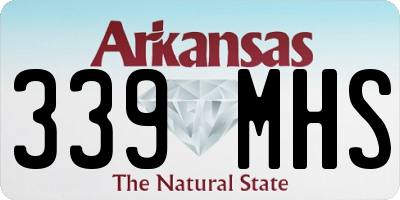AR license plate 339MHS