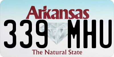 AR license plate 339MHU