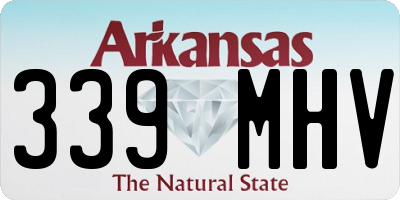 AR license plate 339MHV