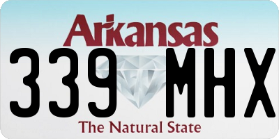 AR license plate 339MHX
