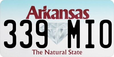 AR license plate 339MIO