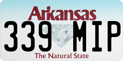 AR license plate 339MIP