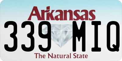 AR license plate 339MIQ