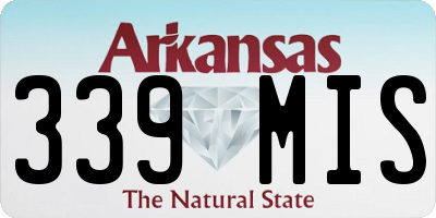 AR license plate 339MIS