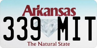 AR license plate 339MIT