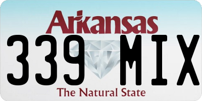 AR license plate 339MIX