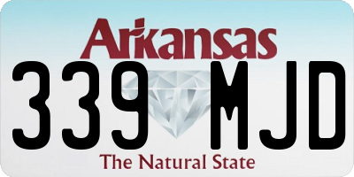 AR license plate 339MJD