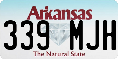 AR license plate 339MJH