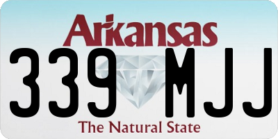 AR license plate 339MJJ