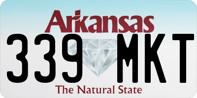 AR license plate 339MKT