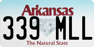 AR license plate 339MLL